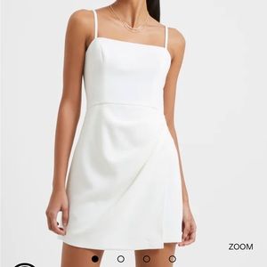 Spaghetti Strap White Dress -French Connection
